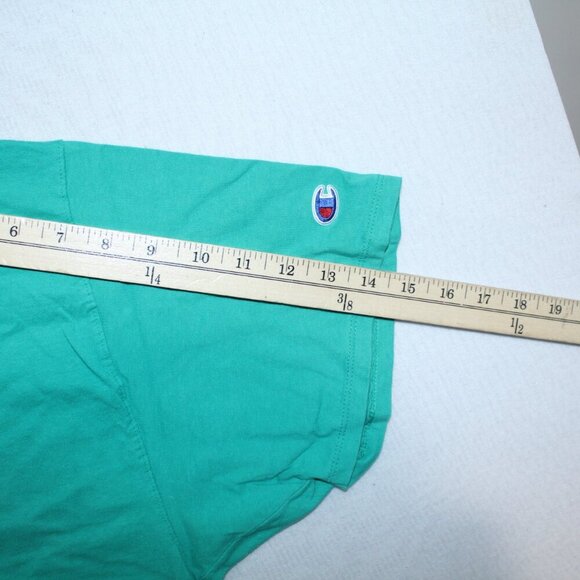 Champion Women Green Tee Shirt Authentic Athleticwear Casual Size XL - Picture 7 of 9